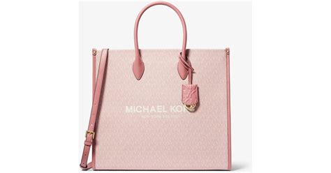 michael kors pink tote bag mirella